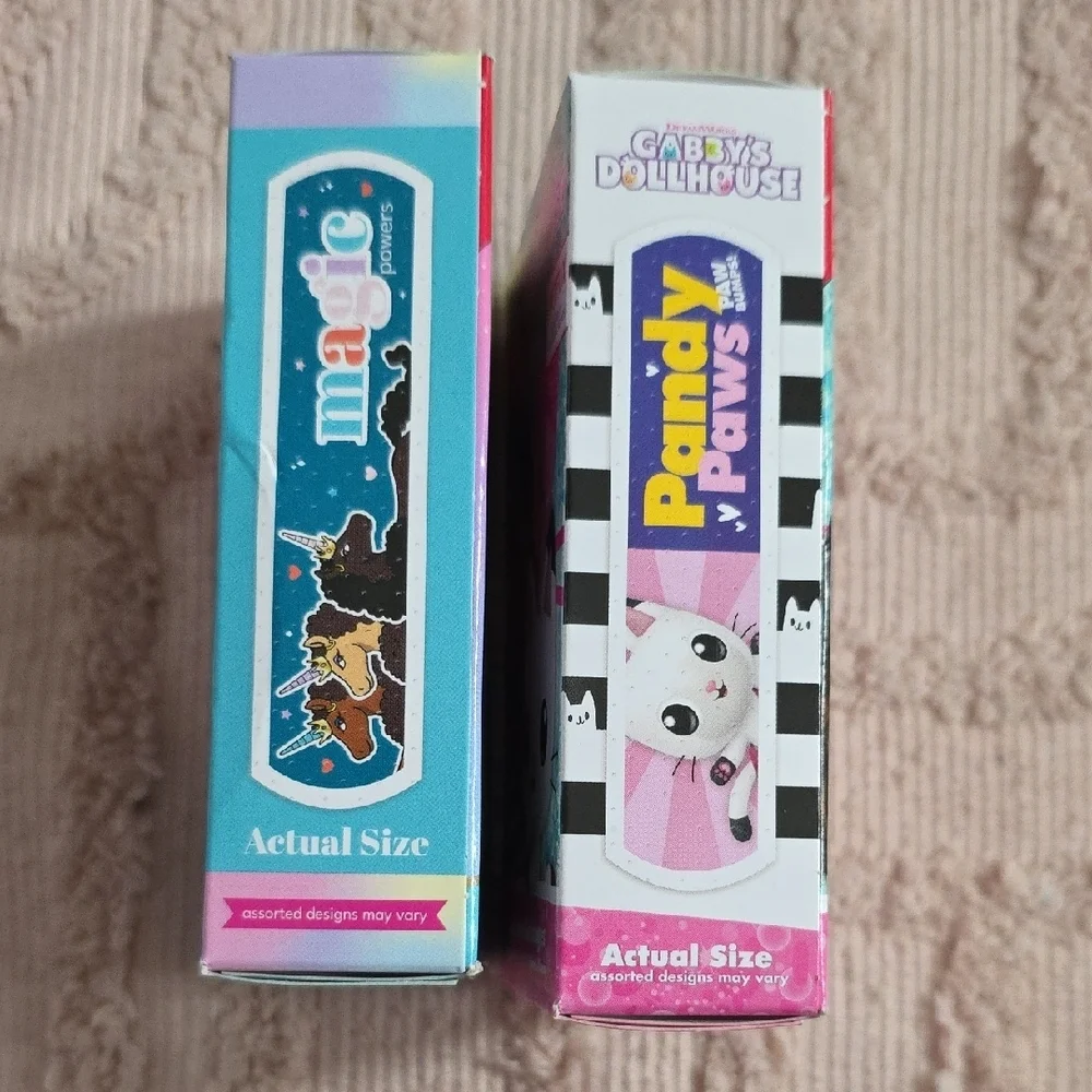 Gabby's Dollhouse And Afro Unicorn Adhesive Bandages,‎ 13 Boxes, New